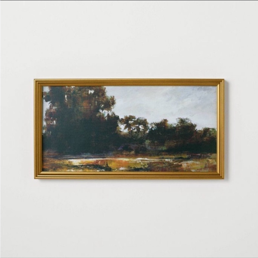 Threshold Studio McGee Horizontal Landscape Framed Wall Art Canvas